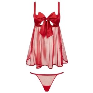 Adore Me Babydoll Lingerie Set - Women's Size XL - Camisole Matching Panties